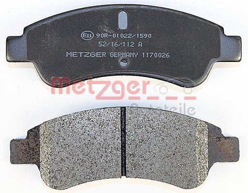 METZGER 1170026 GREENPARTS Bremsbelagsatz, Scheibenbremse